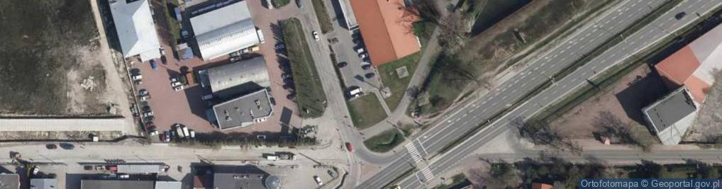 Zdjęcie satelitarne Paczkomat InPost WAW91M