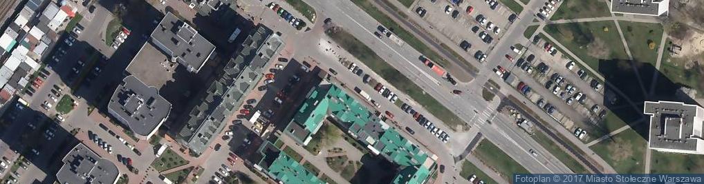 Zdjęcie satelitarne Paczkomat InPost WAW93HP