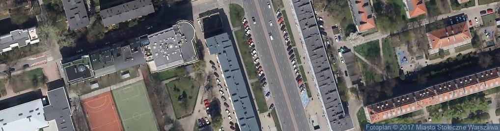 Zdjęcie satelitarne Paczkomat InPost WAW94HP