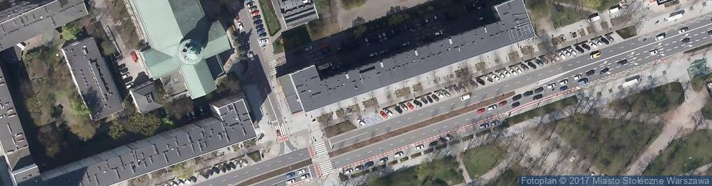 Zdjęcie satelitarne Paczkomat InPost WAW96HP