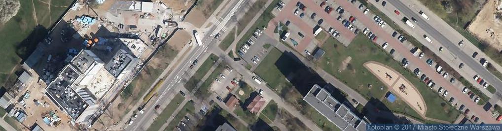 Zdjęcie satelitarne Paczkomat InPost WAW99A