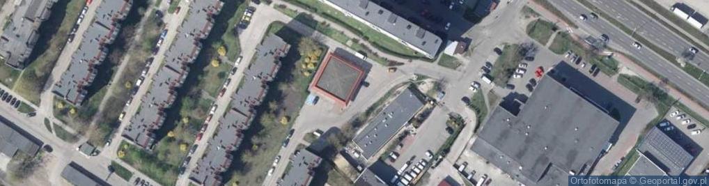 Zdjęcie satelitarne Paczkomat InPost WLO01A