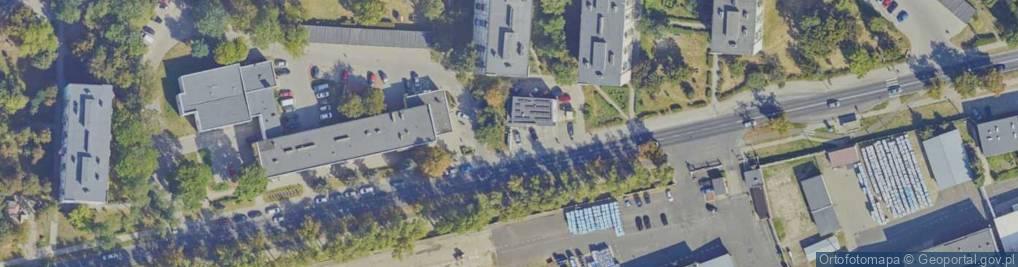 Zdjęcie satelitarne Paczkomat InPost WLO13N