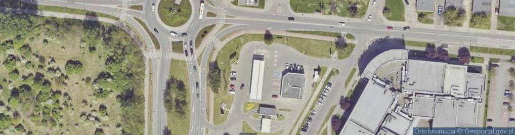 Zdjęcie satelitarne Paczkomat InPost ZAB11N