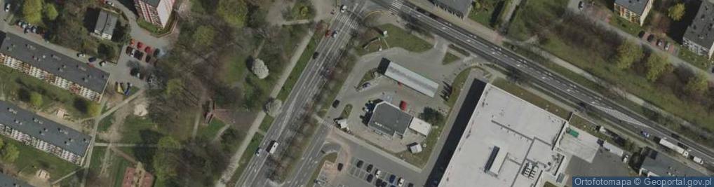 Zdjęcie satelitarne Paczkomat InPost ZAW01C