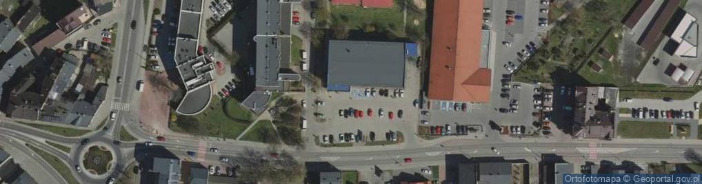 Zdjęcie satelitarne Paczkomat InPost ZAW02A