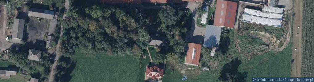 Zdjęcie satelitarne Dwór drewniany II poł. XIX wieku