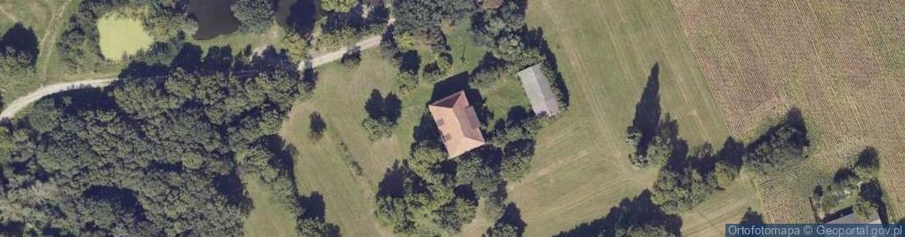 Zdjęcie satelitarne Dwór Łaszków