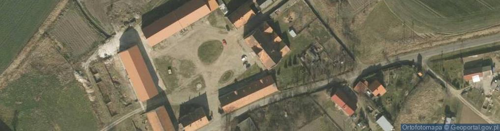 Zdjęcie satelitarne Dwór von Richthofenów