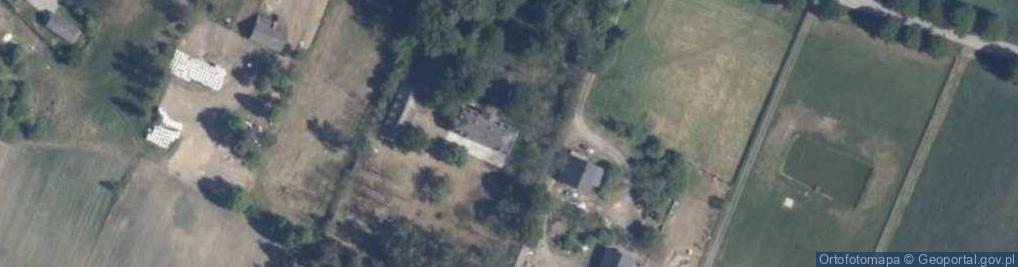 Zdjęcie satelitarne Dwór z 2 poł. XIX w.