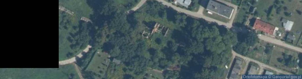 Zdjęcie satelitarne Dwór z 3 ćw. XIX w.