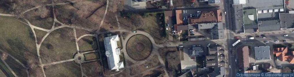 Zdjęcie satelitarne Dwórek Olszewskich i Kaczorowskich