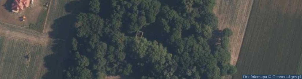 Zdjęcie satelitarne Dworek w Parcicach