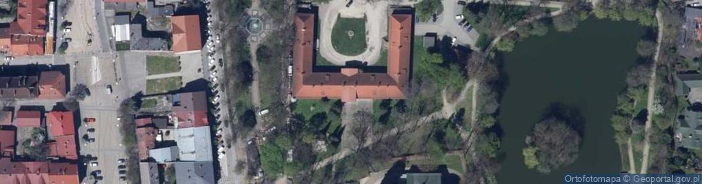 Zdjęcie satelitarne Pałac Borkowskich