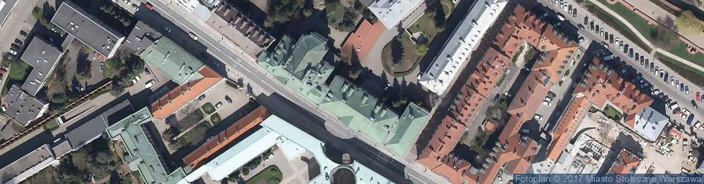 Zdjęcie satelitarne Pałac Chodkiewiczów