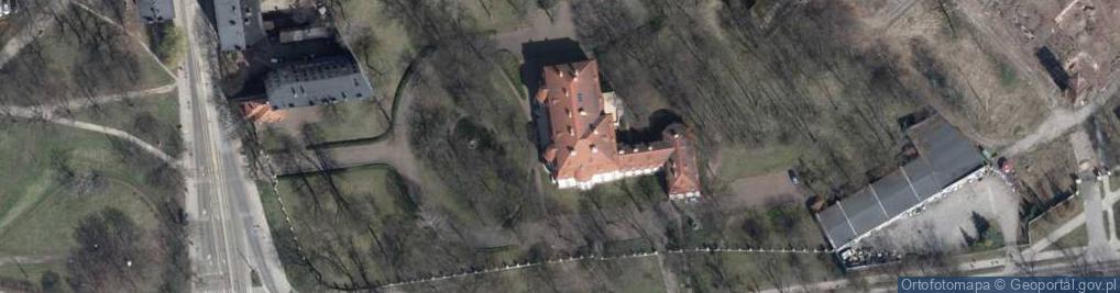 Zdjęcie satelitarne Pałac, Dwór