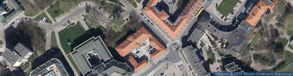 Zdjęcie satelitarne Pałac Jabłonowskich w Warszawie