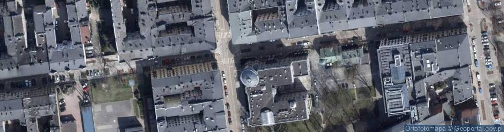 Zdjęcie satelitarne Pałac Karola Poznańskiego z 1904 roku