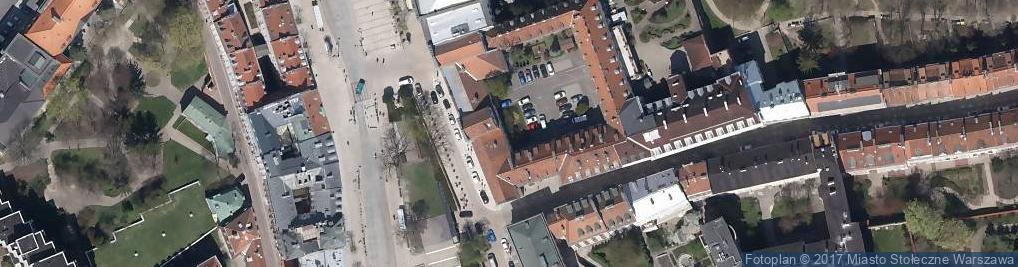 Zdjęcie satelitarne Pałac Kazanowskich