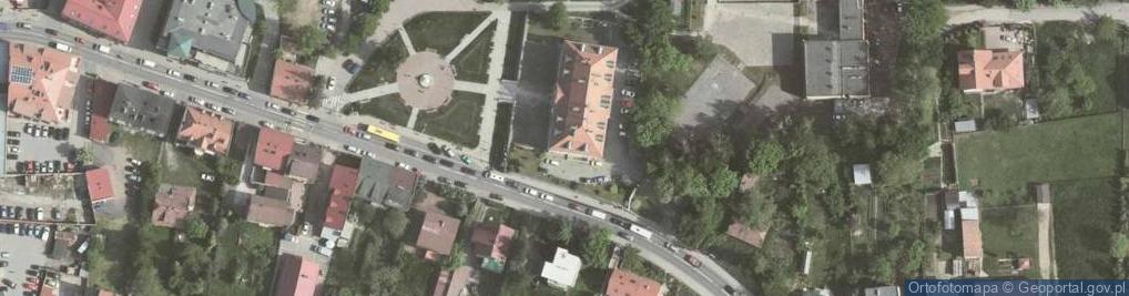 Zdjęcie satelitarne Pałac Konopków