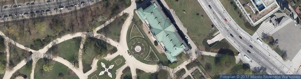 Zdjęcie satelitarne Pałac Krasińskich