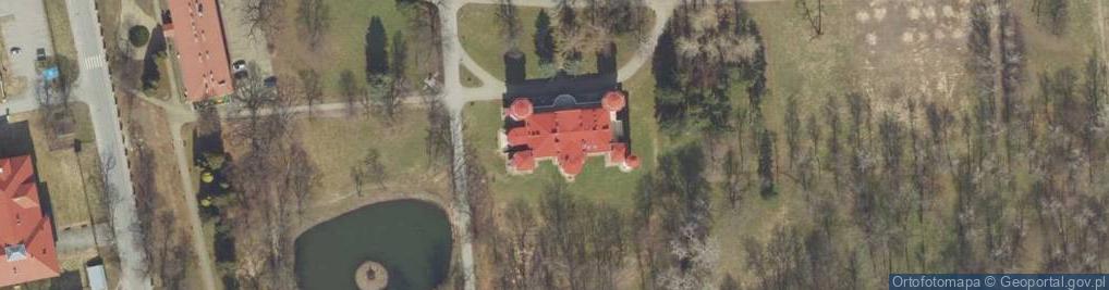 Zdjęcie satelitarne Pałac Lubomirskich