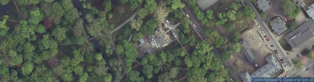 Zdjęcie satelitarne Pałac Ludwika Marcellina
