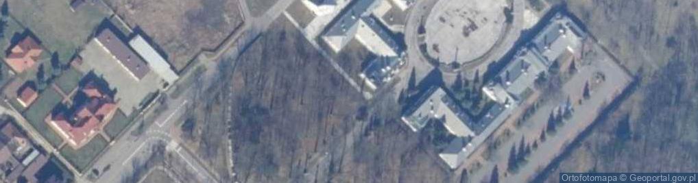Zdjęcie satelitarne Pałac Poniatowskich
