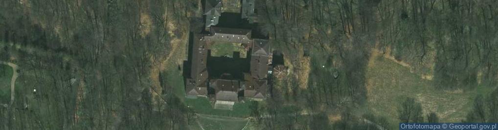 Zdjęcie satelitarne Pałac Potockich