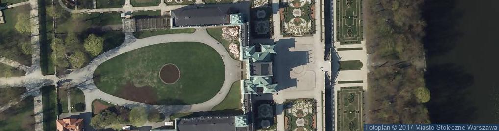 Zdjęcie satelitarne Pałac Wilanów