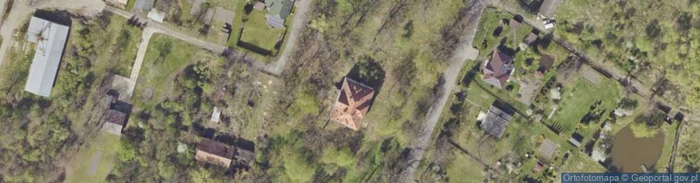 Zdjęcie satelitarne Pałac z 2 poł. XIX w.