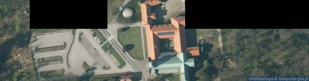Zdjęcie satelitarne Pocysterski Zespół Klasztorno - Pałacowy
