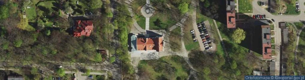 Zdjęcie satelitarne Zameczek-Pałac Rheinbabenów