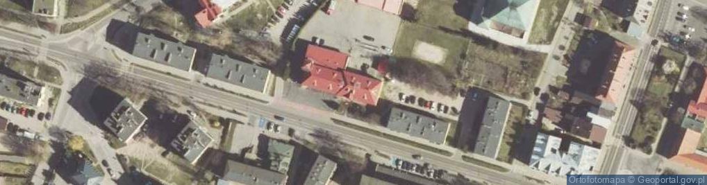 Zdjęcie satelitarne KP PSP Włodawa