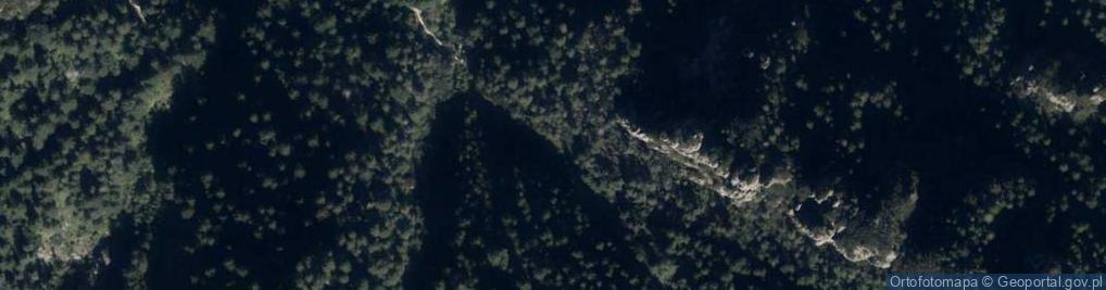 Zdjęcie satelitarne Tatrzański Park Narodowy