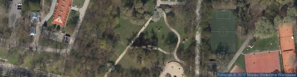 Zdjęcie satelitarne Park Agrykola