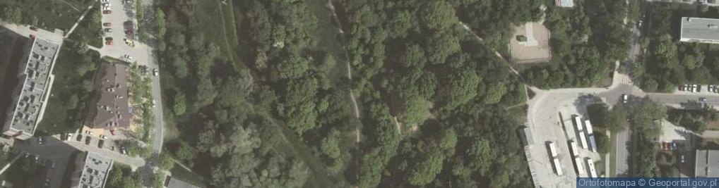 Zdjęcie satelitarne Park Aleksandry - Południe