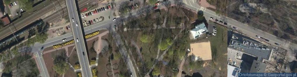 Zdjęcie satelitarne Park Bogny i Jerzego Sokorskich