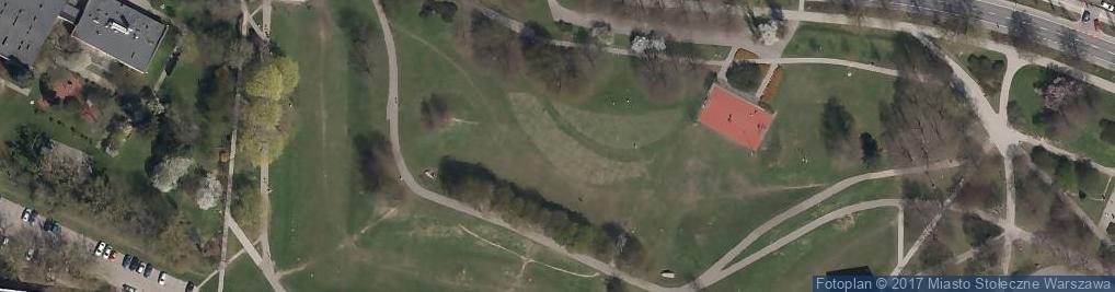 Zdjęcie satelitarne Park Forty Korotyńskiego