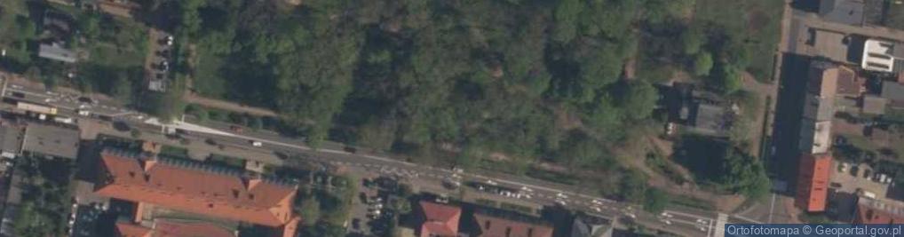 Zdjęcie satelitarne Park Franciszka Żwirki i Stanisława Wigury
