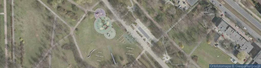 Zdjęcie satelitarne Park im.gen.J.Hallera