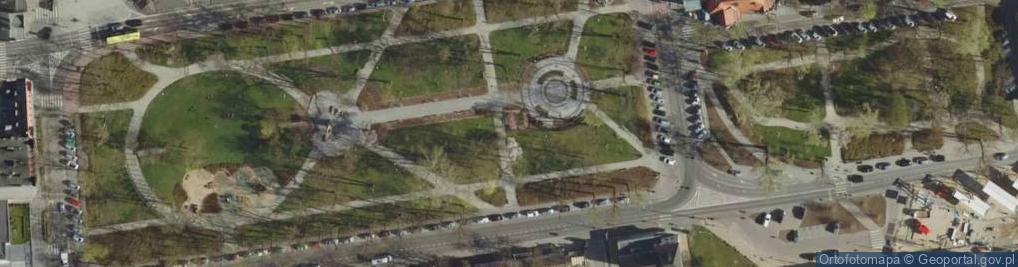 Zdjęcie satelitarne Park im. Tadeusza Kościuszki