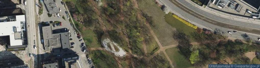 Zdjęcie satelitarne Park Izabeli i Jarogniewa Drwęskich