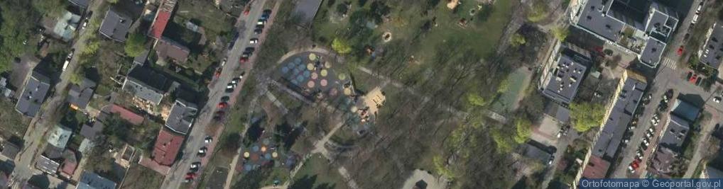 Zdjęcie satelitarne Park Kościuszki