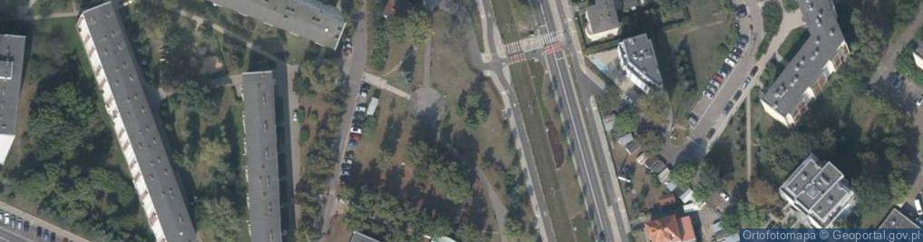 Zdjęcie satelitarne Park Kosynierów
