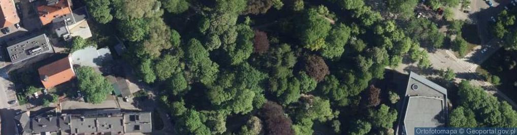 Zdjęcie satelitarne Park Książąt Pomorskich