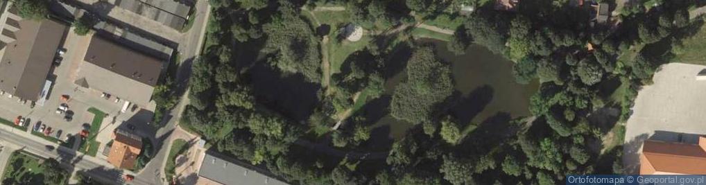 Zdjęcie satelitarne Park miejski