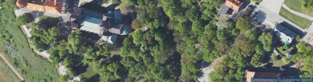 Zdjęcie satelitarne Park na Wzgórzu Tumskim