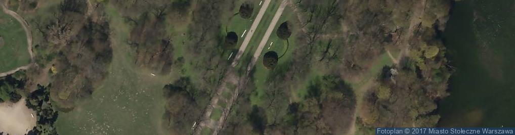 Zdjęcie satelitarne Park Skaryszewski im. Ignacego Paderewskiego