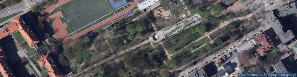 Zdjęcie satelitarne Park Słowackiego